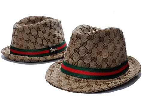 black gucci monogram hat|designer fedora hats Gucci black.